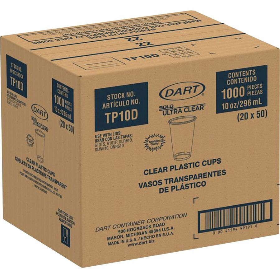 Solo Ultra Clear 10 oz Graduated Medical Cups
