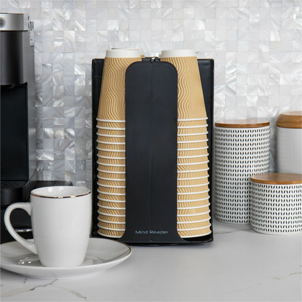 Mind Reader Totem Breakroom Cup/Lid Holder