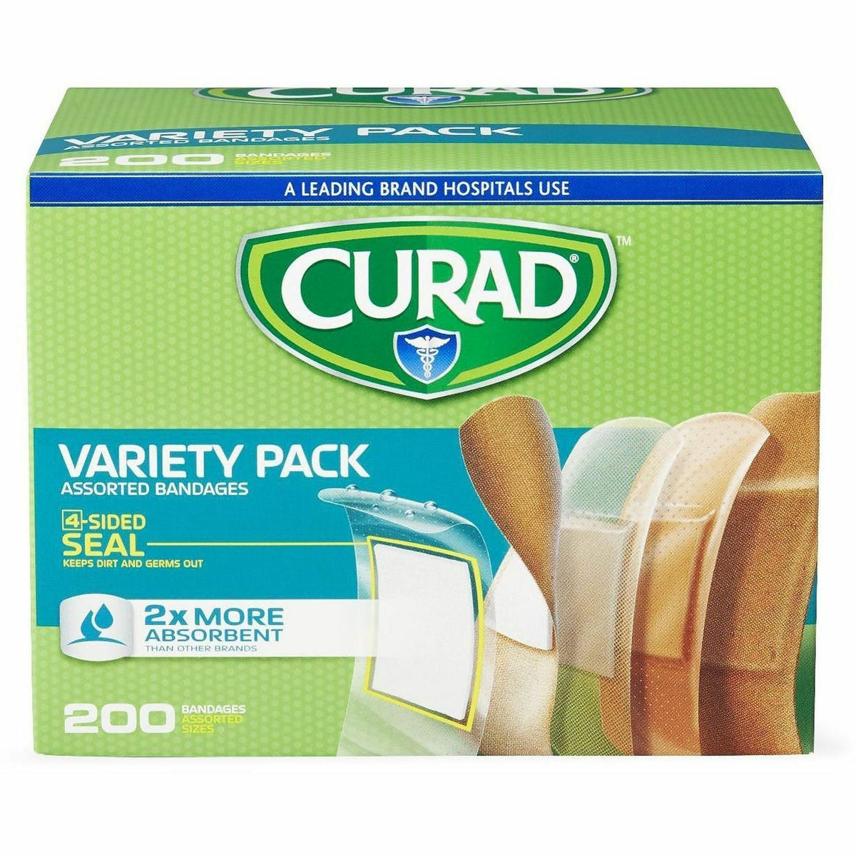Curad Variety Pack 4-sided Seal Bandages