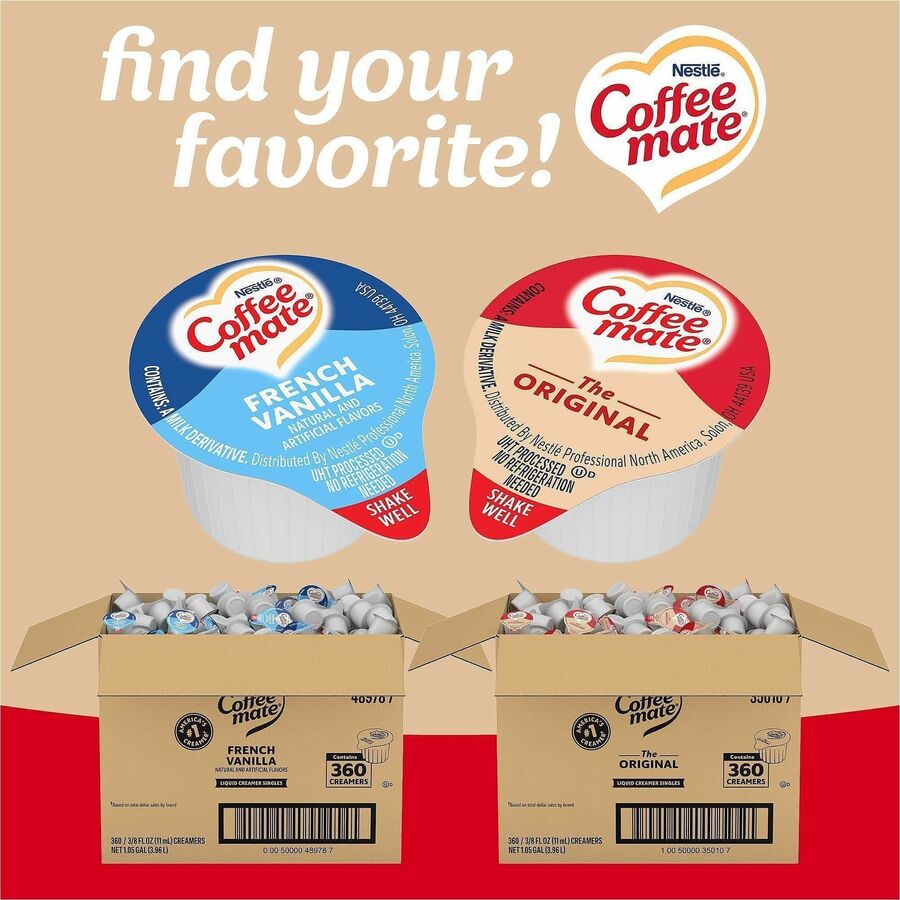 Coffee mate Original Flavor Liquid Creamer Singles