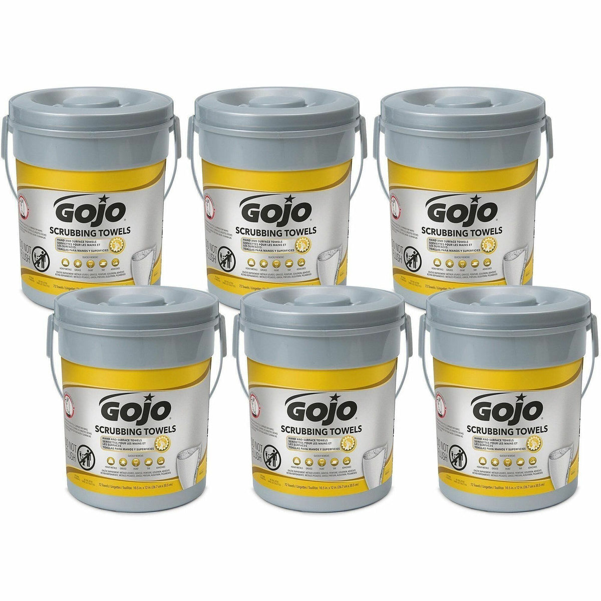 Gojo® Heavy Duty Scrubbing Hand Wipes