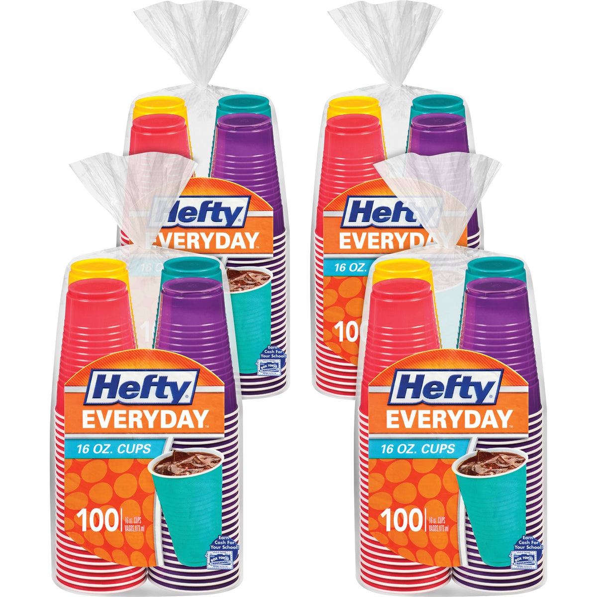 Hefty Everyday 16 oz Disposable Party Cups