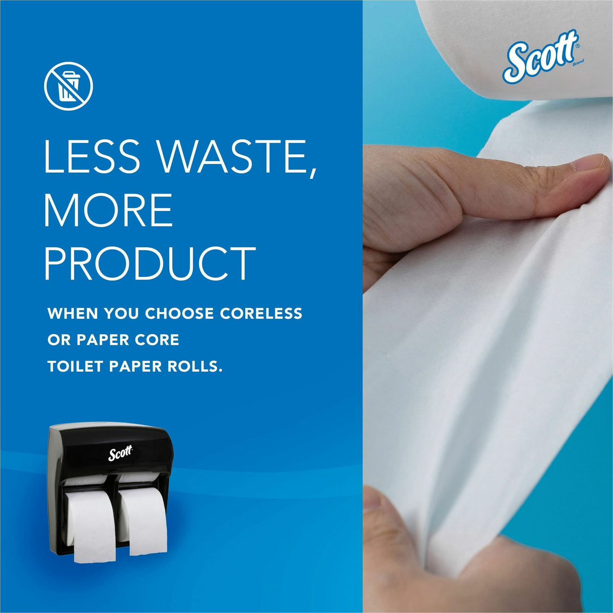 Scott Pro High-Capacity Coreless Standard Roll Toilet Paper Dispenser
