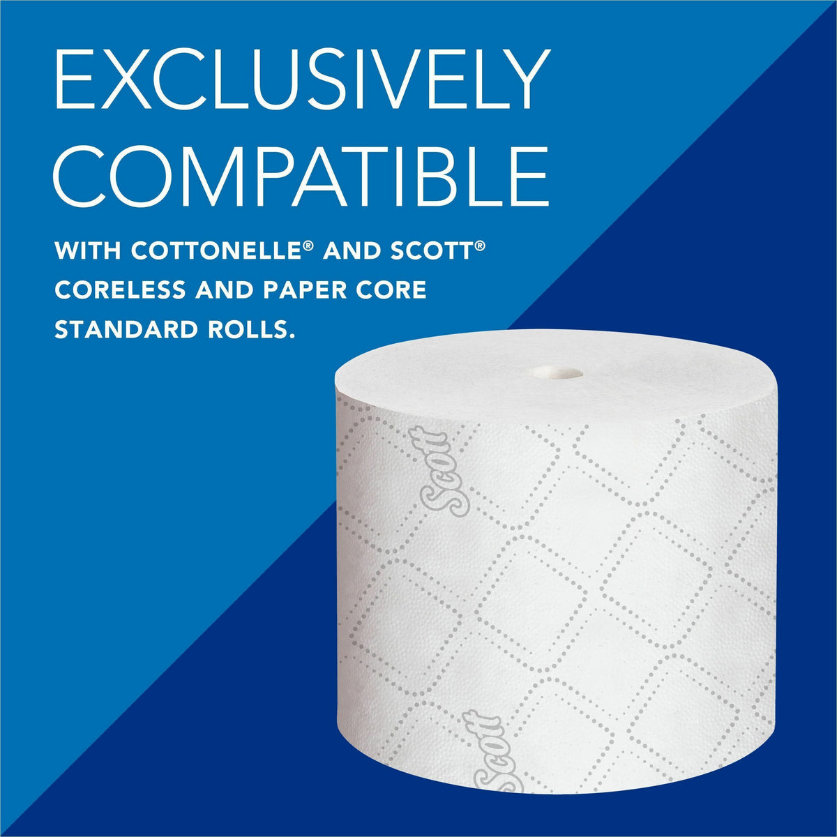 Scott Pro High-Capacity Coreless Standard Roll Toilet Paper Dispenser