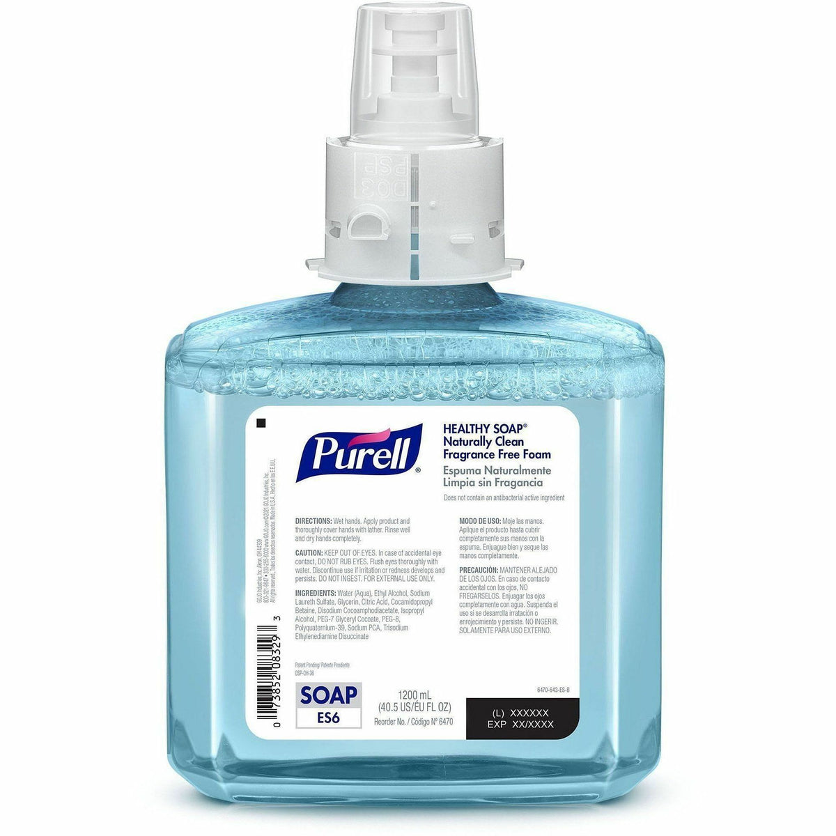 PURELL® ES6 CRT HEALTHY SOAP™ Naturally Clean Fragrance Free Foam