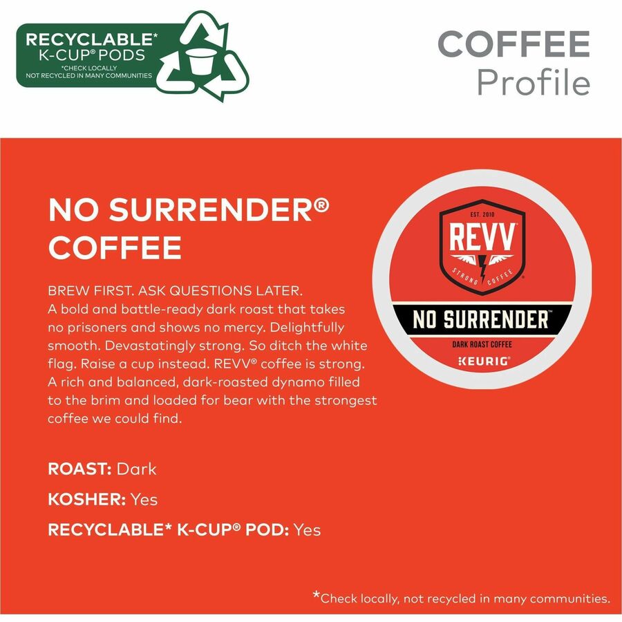 revv® K-Cup, Pod No Surrender Coffee