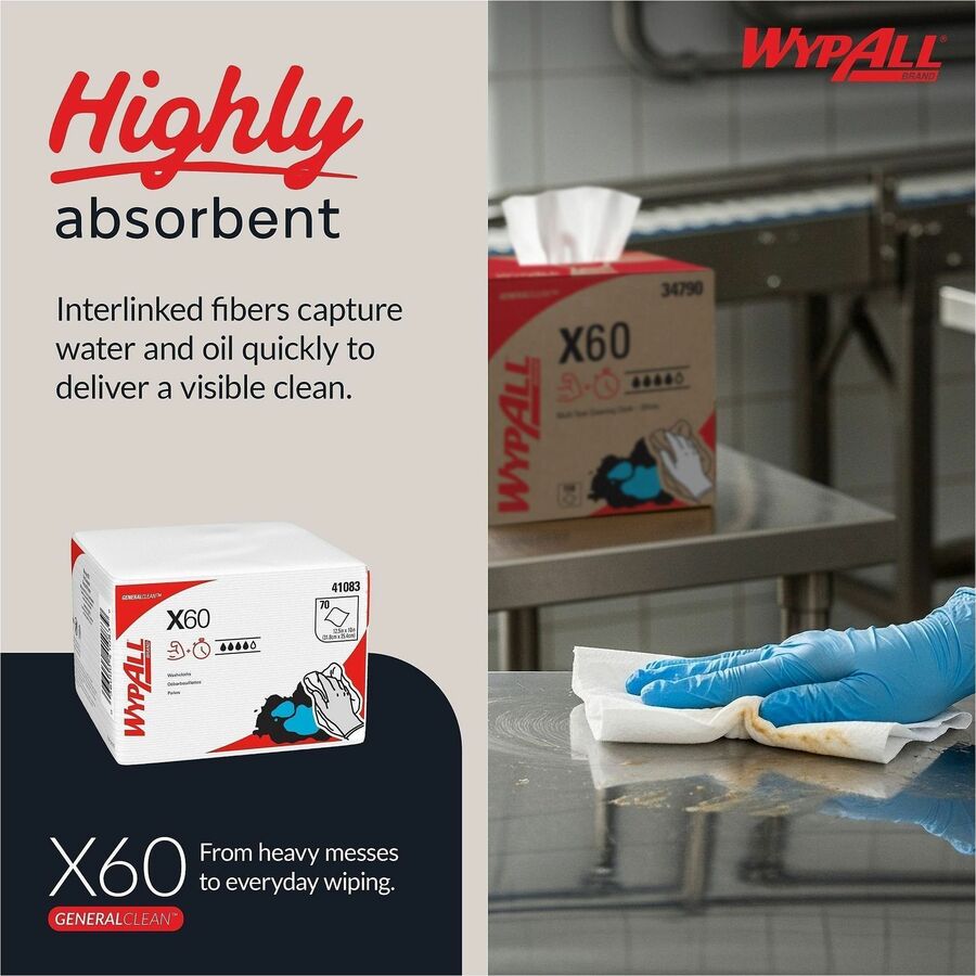 Wypall GeneralClean X60 Cleaning Cloths