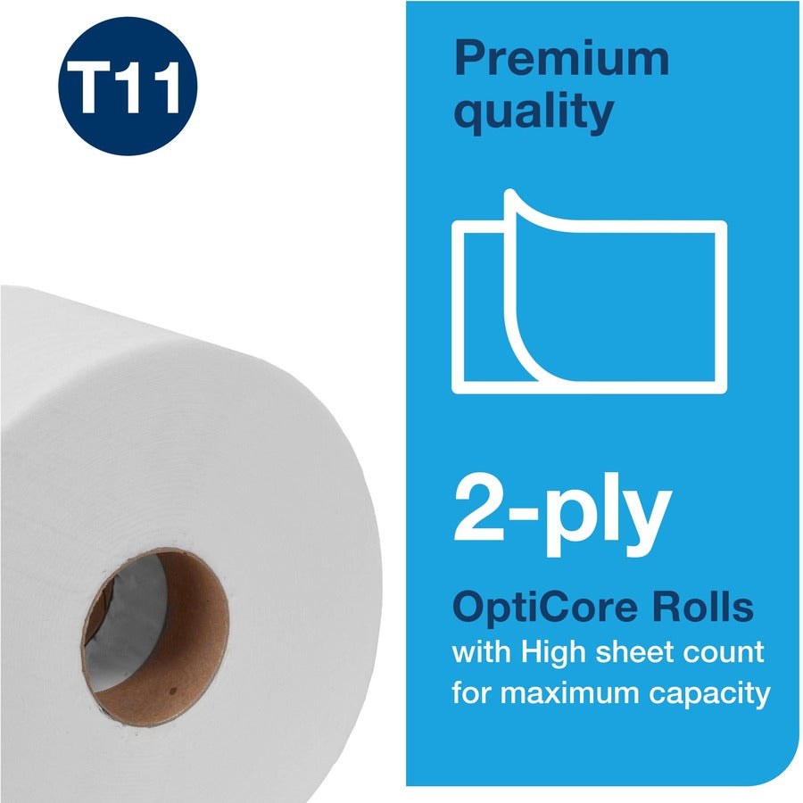 TORK Premium Bath Tissue Roll with OptiCore
