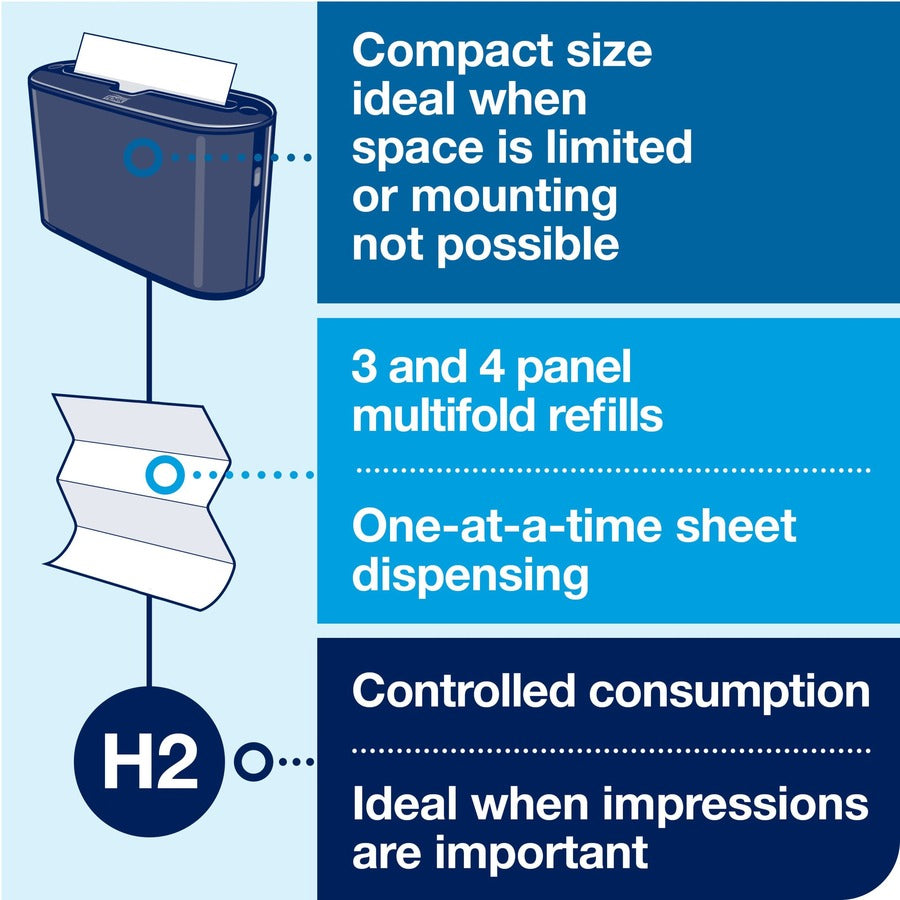 TORK Xpress Countertop Multifold Hand Towel Dispenser
