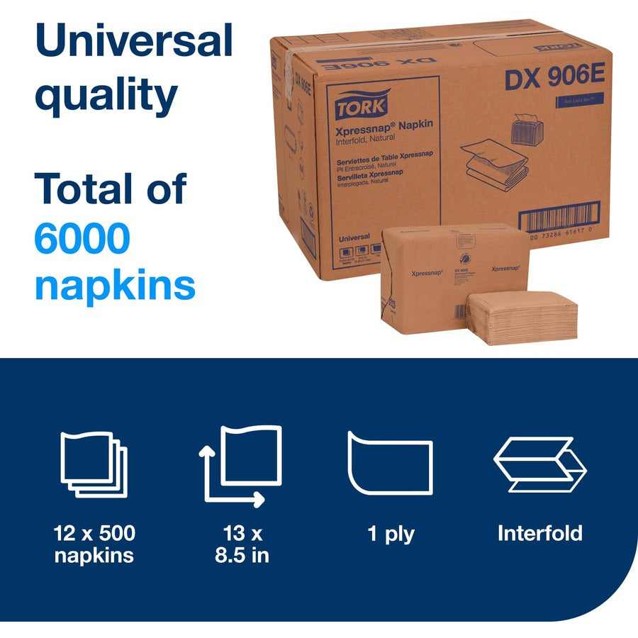 TORK Xpressnap Natural Dispenser Napkin N4
