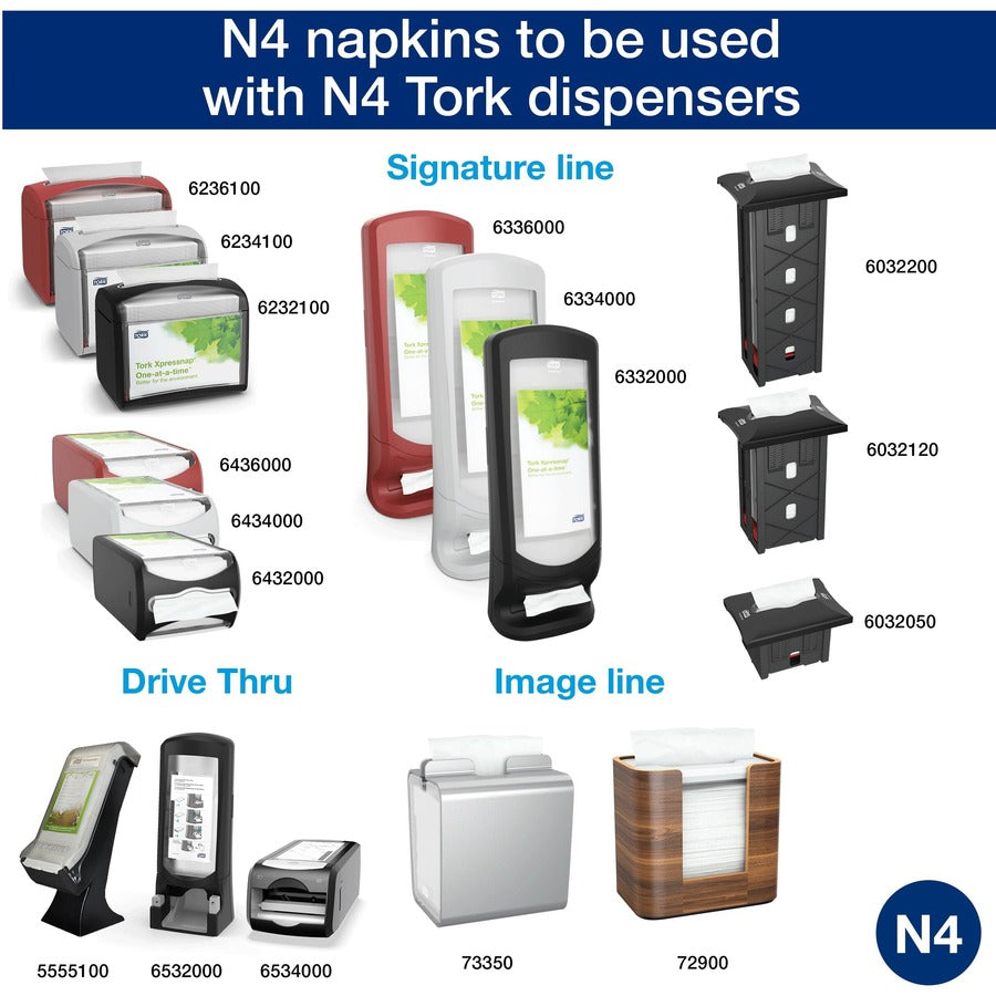 TORK Xpressnap Natural Dispenser Napkin N4