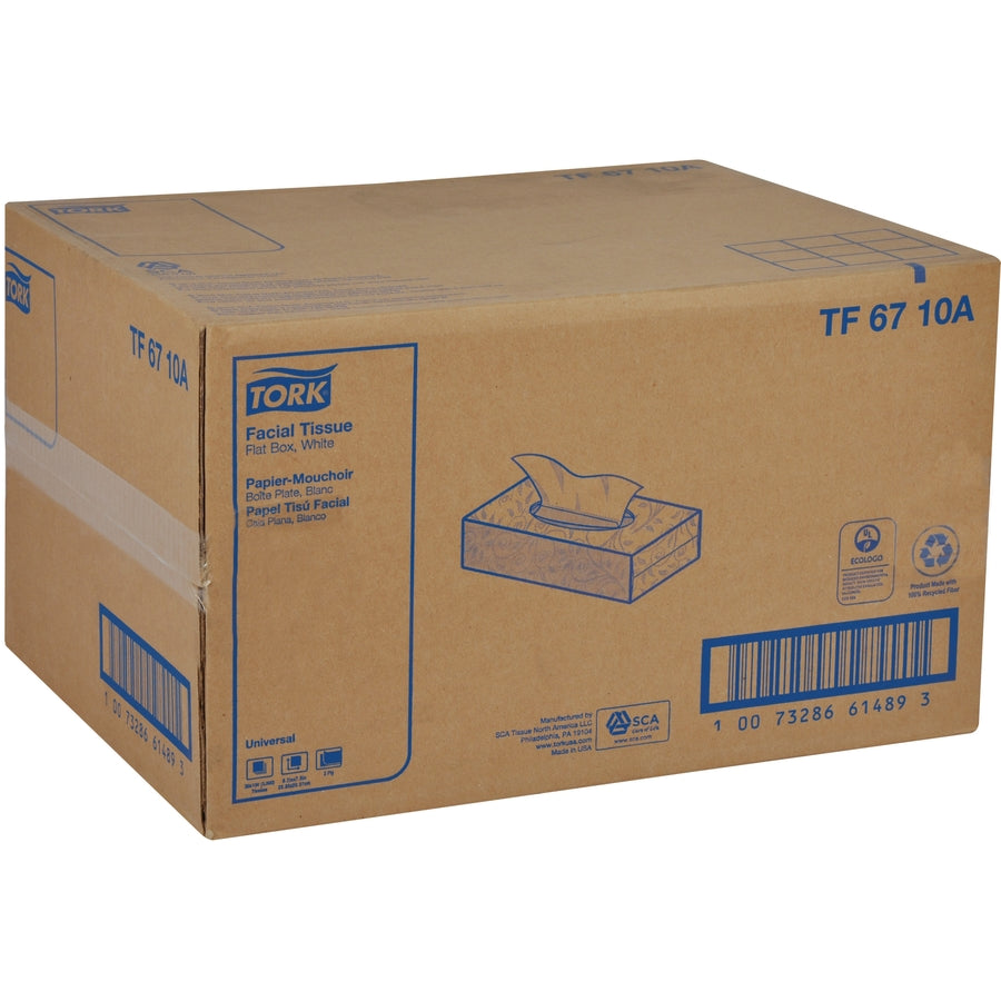 TORK Universal Facial Tissue Flat Box