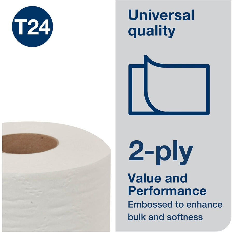 TORK Tork Toilet Paper Roll White T24