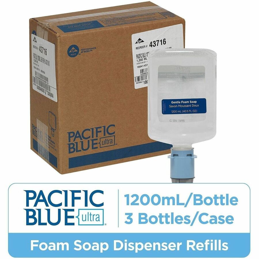 Pacific Blue Ultra Automated Touchless Gentle Foam Hand Soap Dispenser Refills