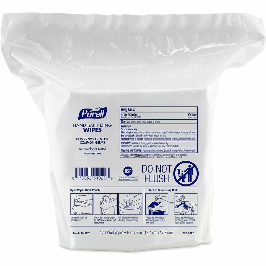 PURELL® Hand Sanitizing Wipes Dispenser Refill