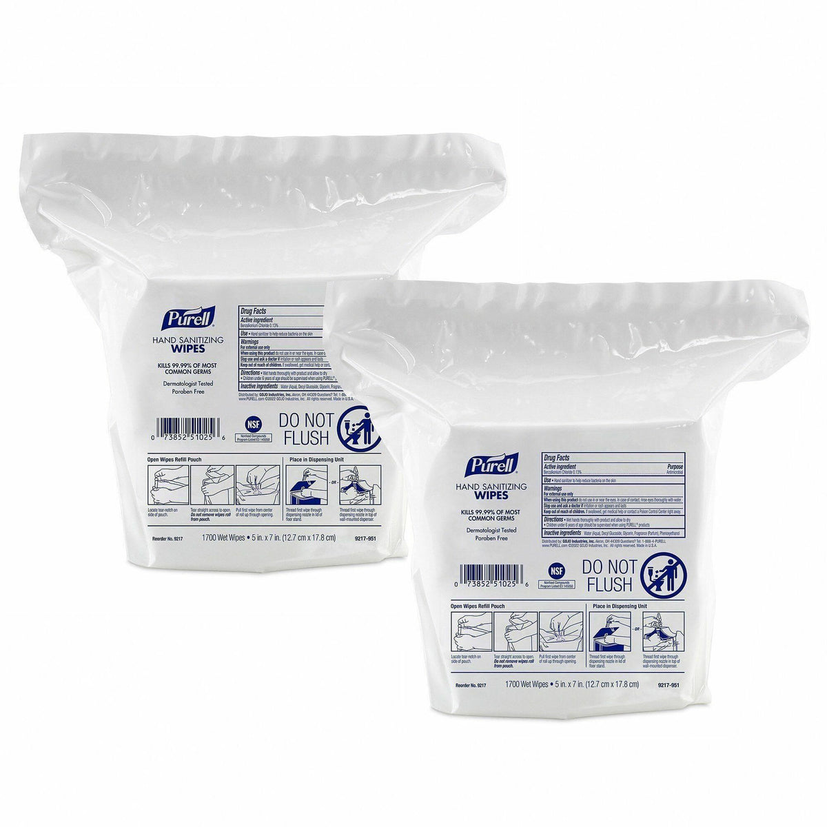 PURELL® Hand Sanitizing Wipes Dispenser Refill