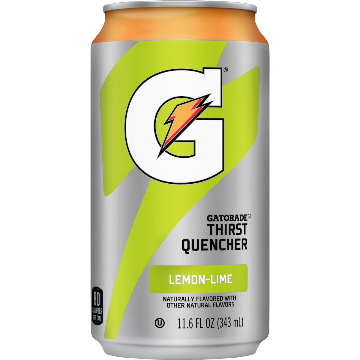 Gatorade Thirst Quencher, 11.6 fl oz Can, 24/Carton