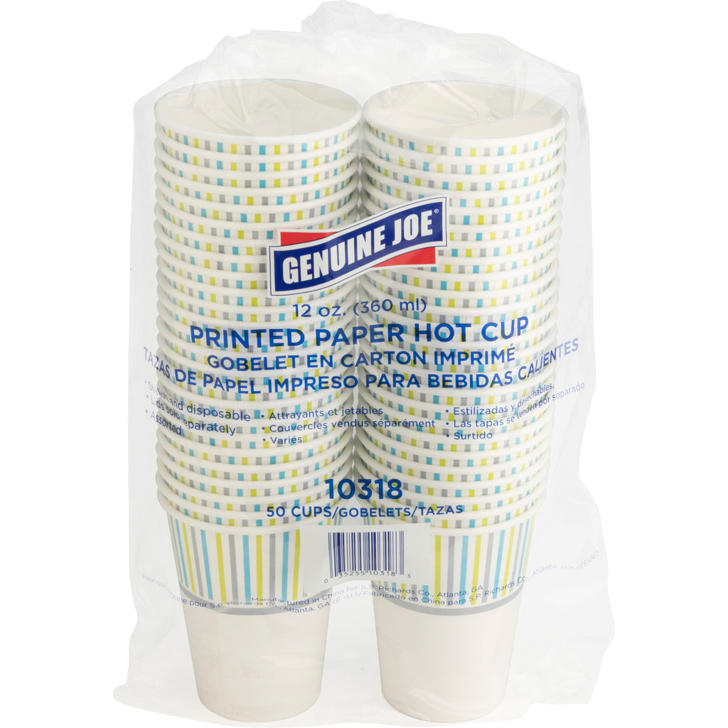 Genuine Joe 12 oz Hot Beverage Cups