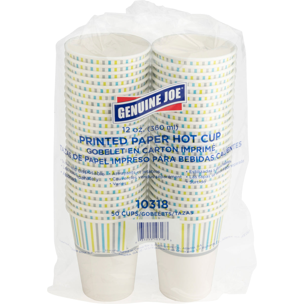 Genuine Joe 12 oz Hot Beverage Cups