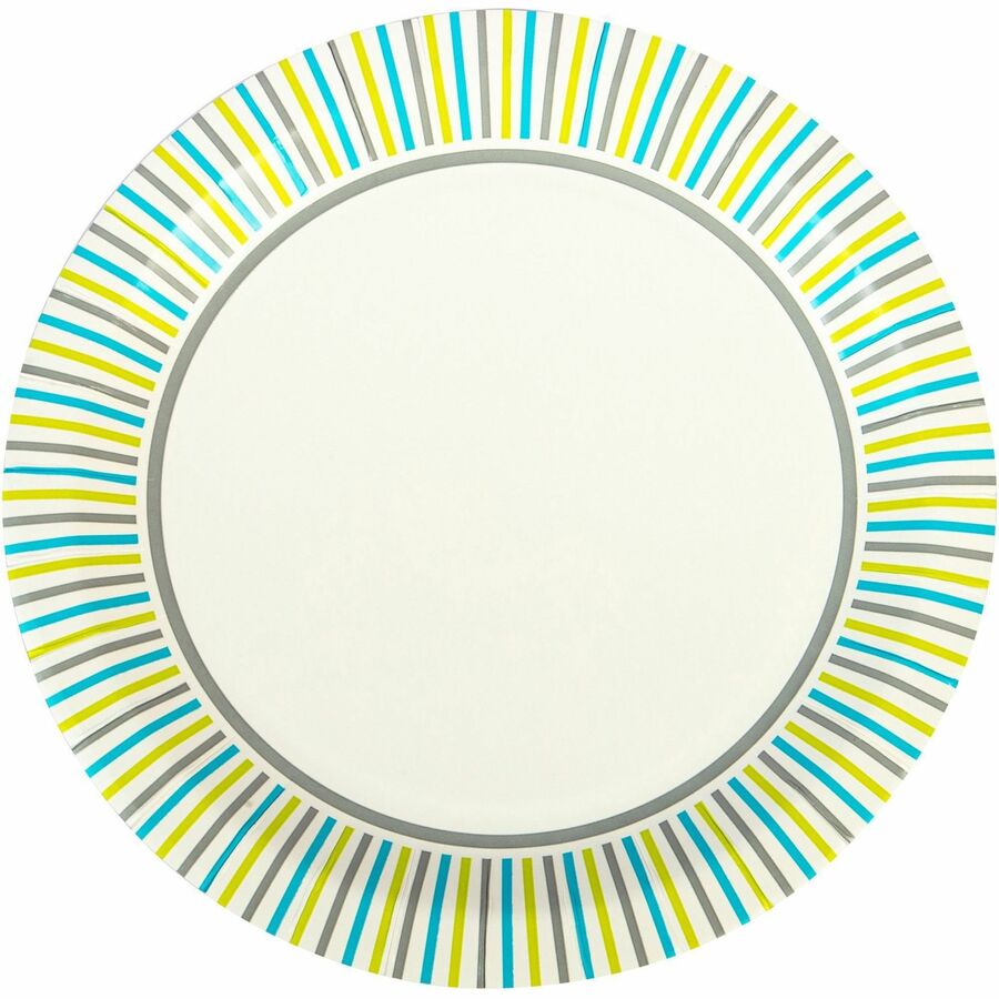 Genuine Joe 10" Printed Paper Plates
