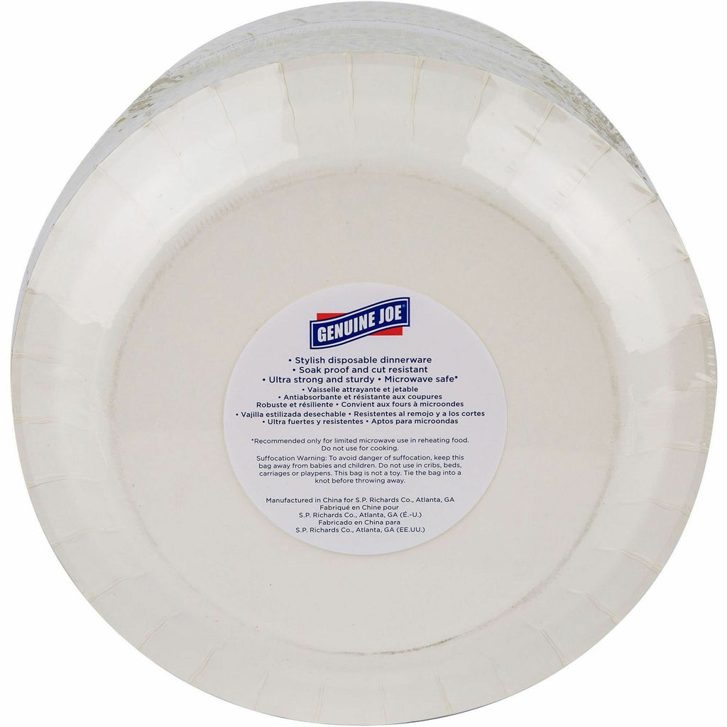 Genuine Joe 10" Printed Paper Plates