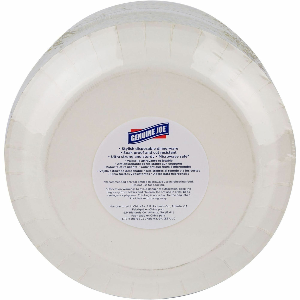 Genuine Joe 10" Printed Paper Plates