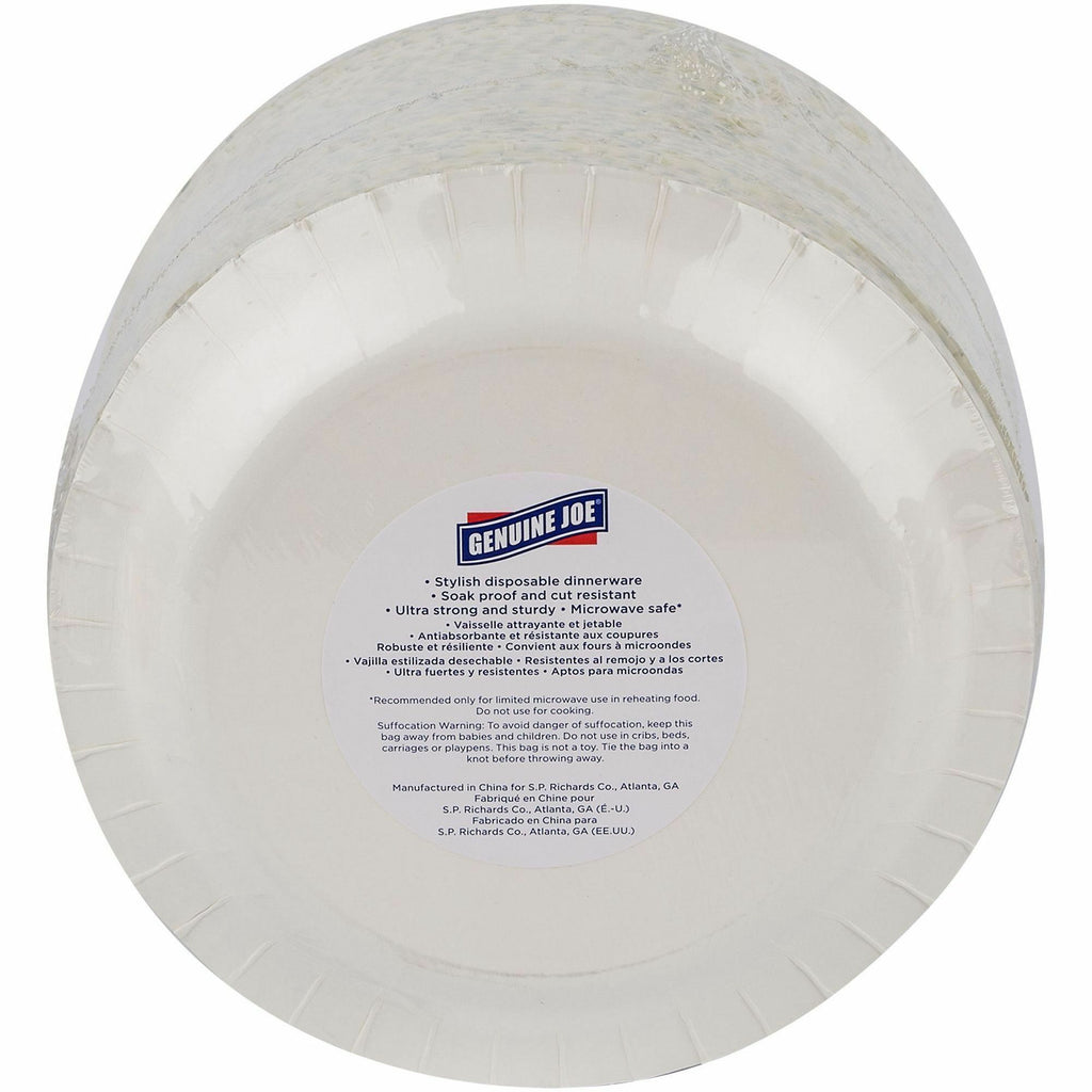 Genuine Joe 9" Printed Paper Plates