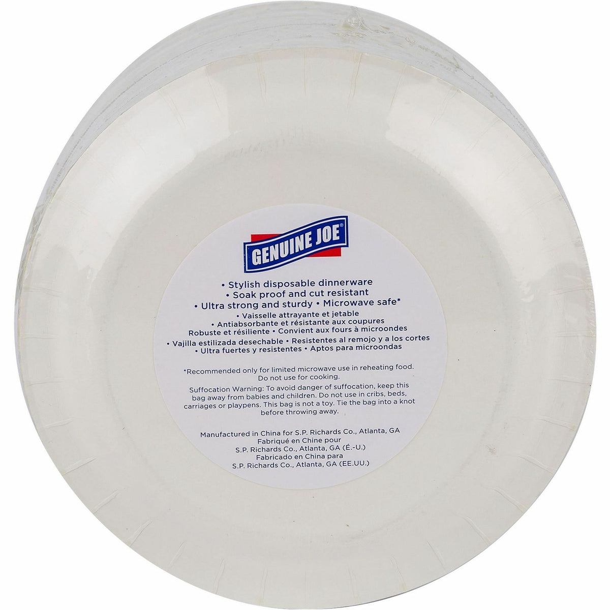 Genuine Joe 7" Printed Paper Plates
