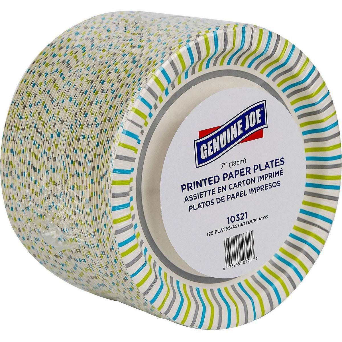 Genuine Joe 7" Printed Paper Plates