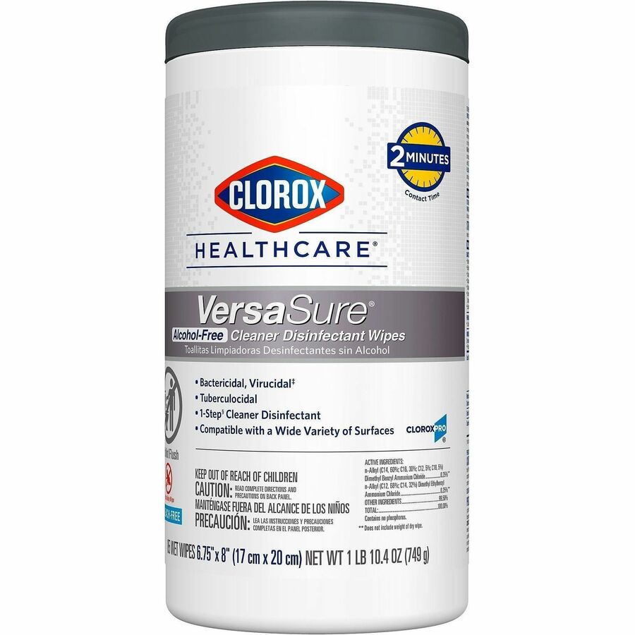 Clorox Healthcare VersaSure Cleaner Disinfectant Wipes