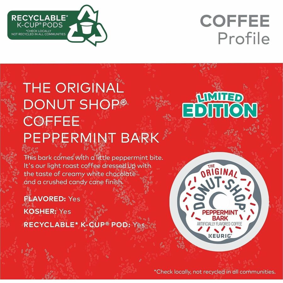 The Original Donut Shop® K-Cup, Pod Peppermint Bark Coffee