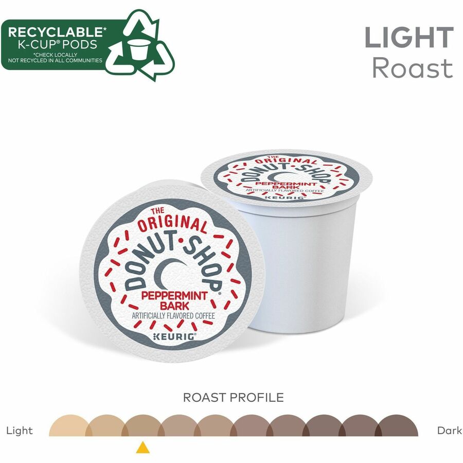 The Original Donut Shop® K-Cup, Pod Peppermint Bark Coffee