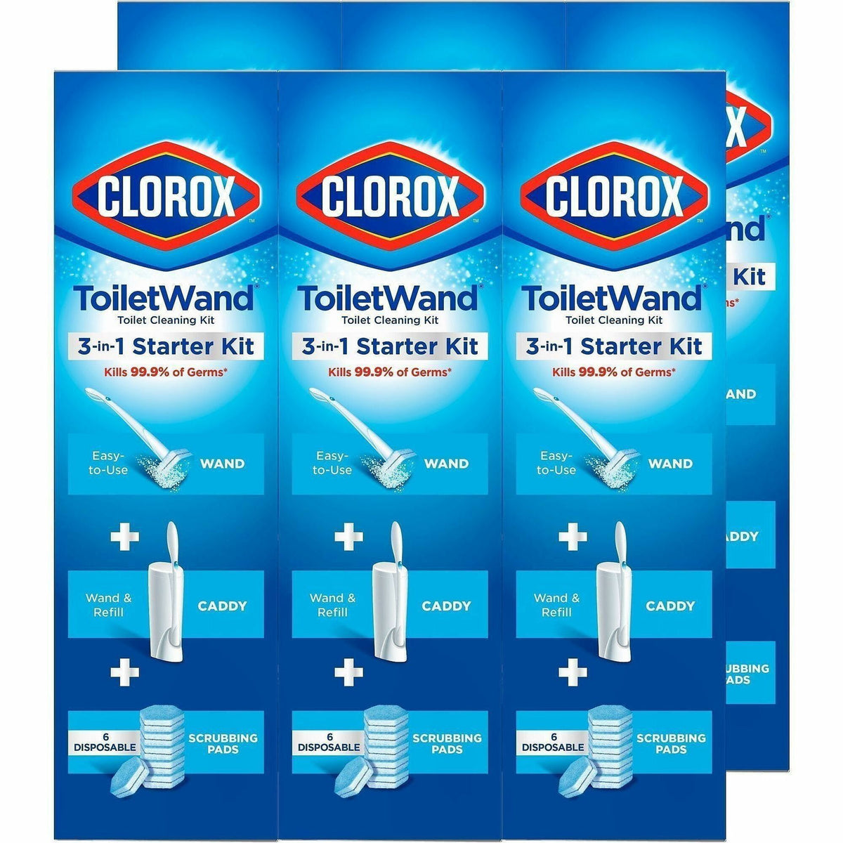 Clorox ToiletWand Disposable Toilet Cleaning Starter Kit