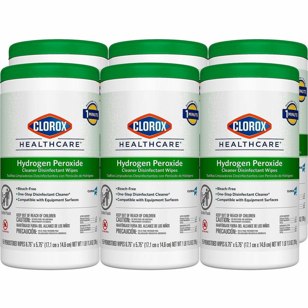 Clorox Healthcare Hydrogen Peroxide Cleaner Disinfectant Wipes