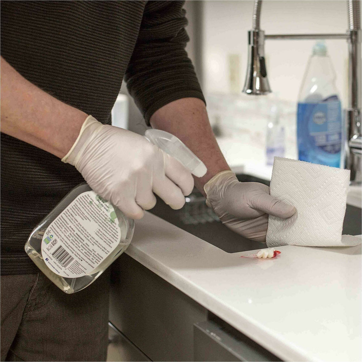 Ammex Gloveworks Ivory Latex Industrial Powder Free Disposable Gloves (Case of 1000)