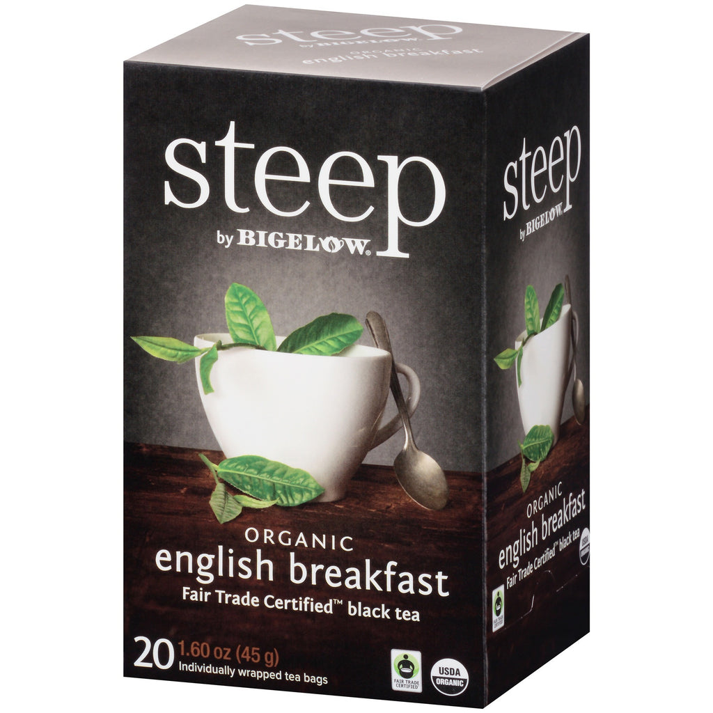 Steep by Bigelow® Organic English Breakfast Black Tea Bag