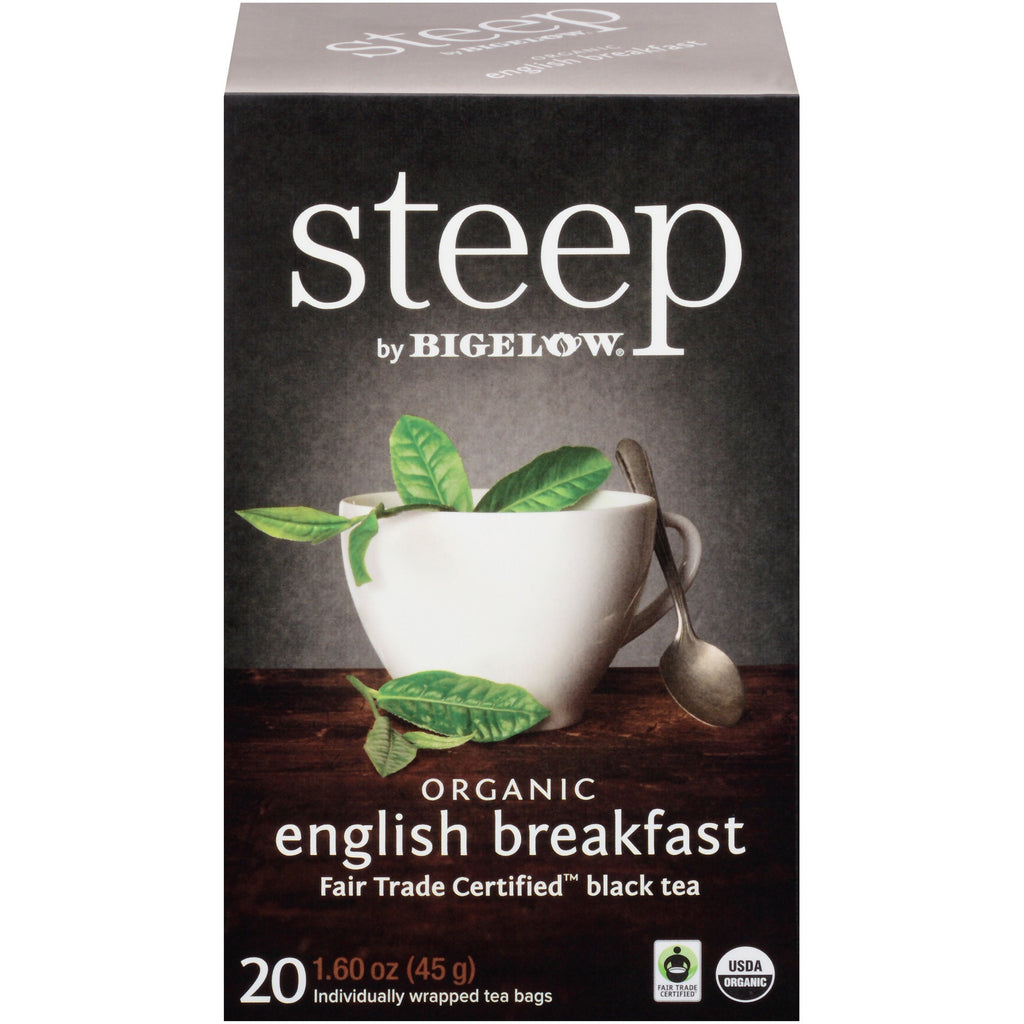Steep by Bigelow® Organic English Breakfast Black Tea Bag