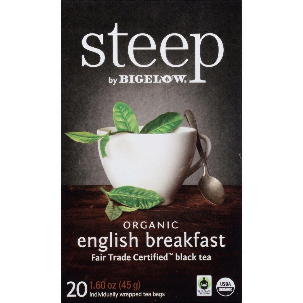 Steep by Bigelow® Organic English Breakfast Black Tea Bag