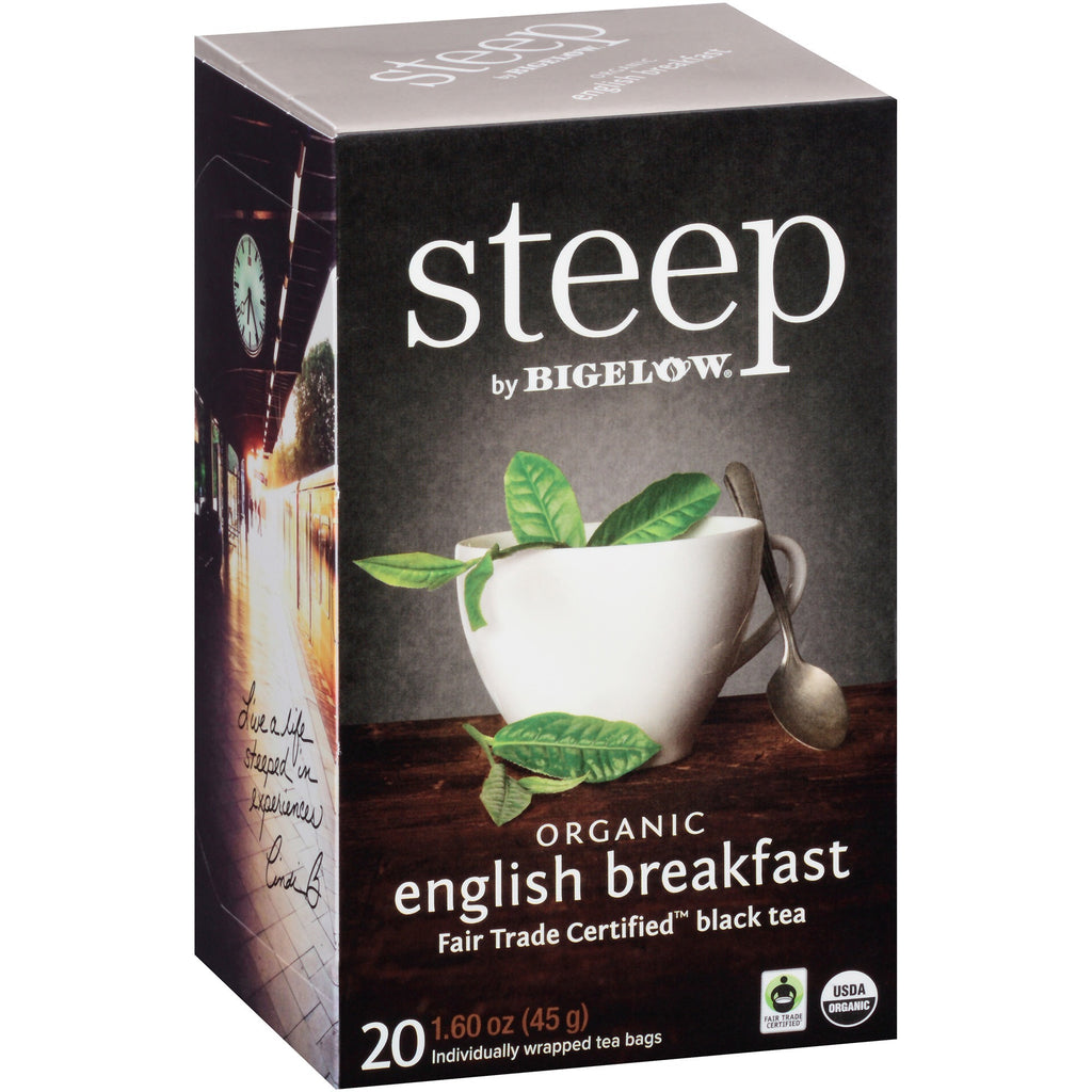 Steep by Bigelow® Organic English Breakfast Black Tea Bag