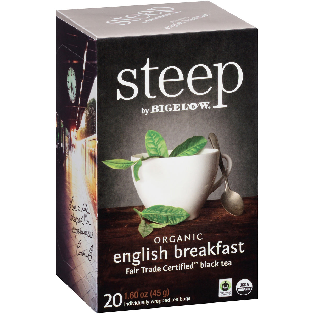 Steep by Bigelow® Organic English Breakfast Black Tea Bag