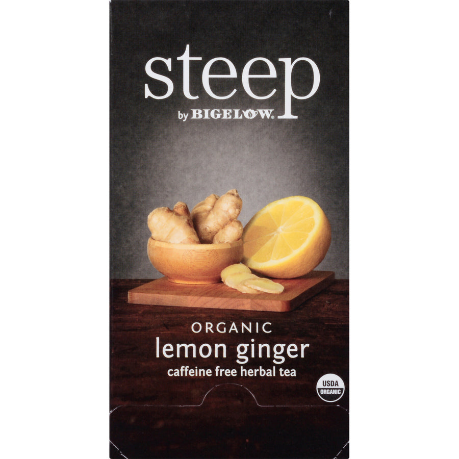 Steep by Bigelow® Lemon Ginger Herbal Tea Bag