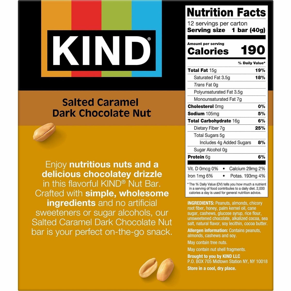 KIND Salted Caramel Dark Chocolate Nut Bars