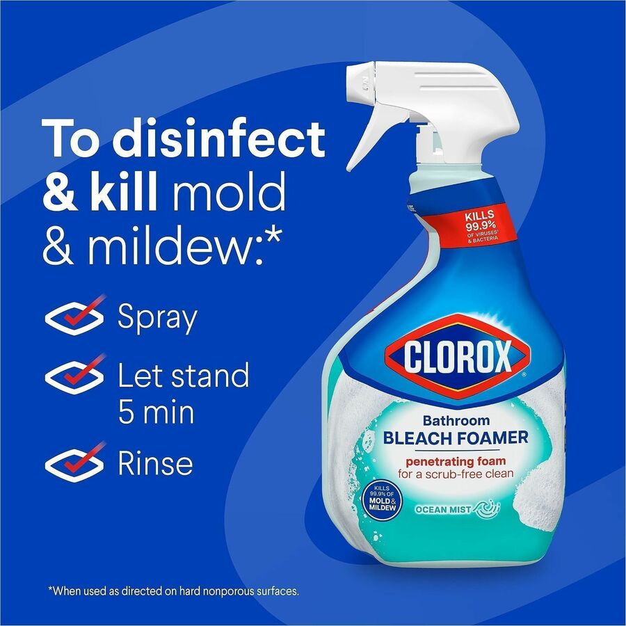 Clorox Disinfecting Bathroom Foamer with Bleach