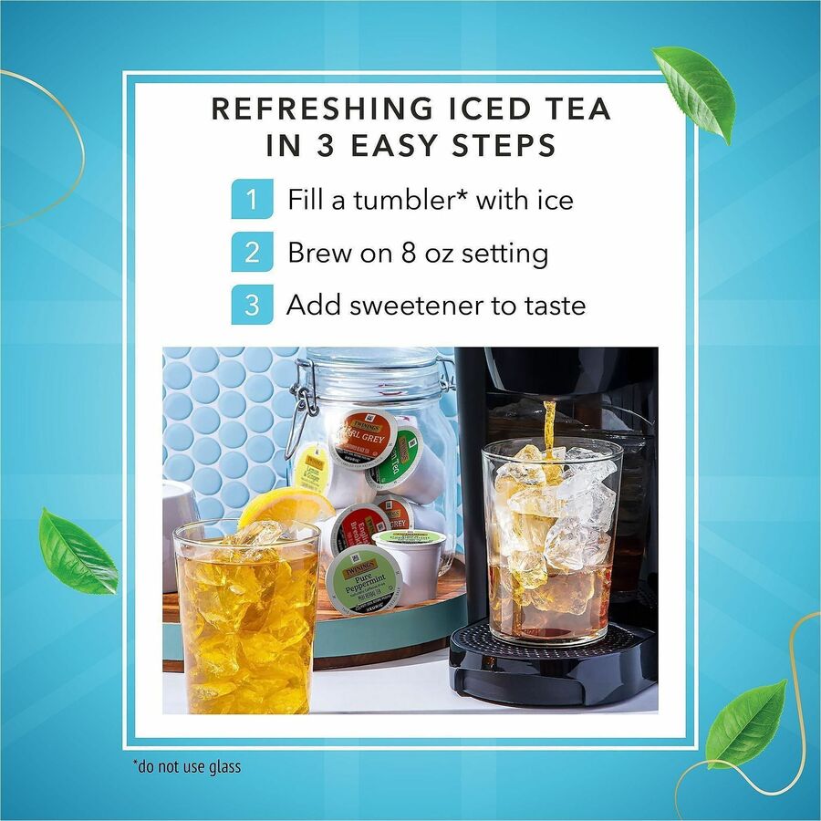 Twinings of London Pure Peppermint Herbal Tea K-Cup