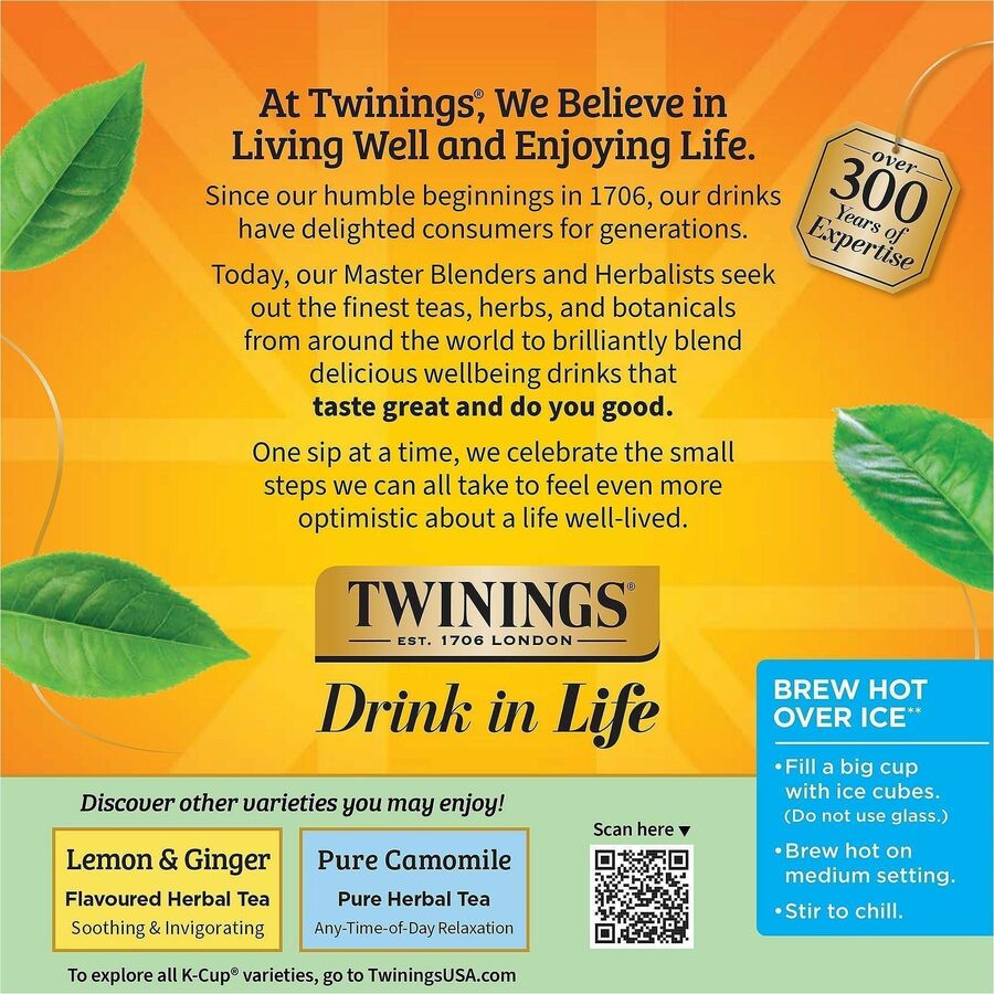 Twinings of London Pure Peppermint Herbal Tea K-Cup