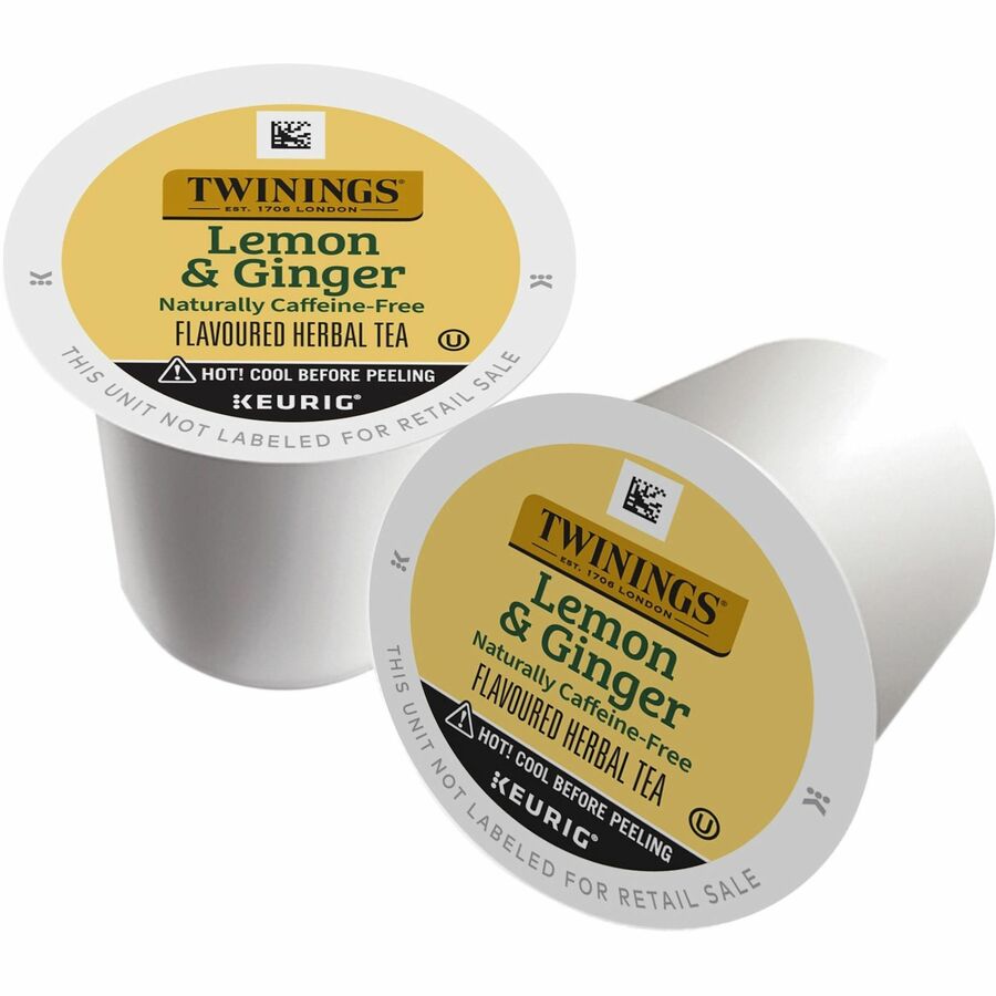Twinings of London Lemon & Ginger Herbal Tea K-Cup