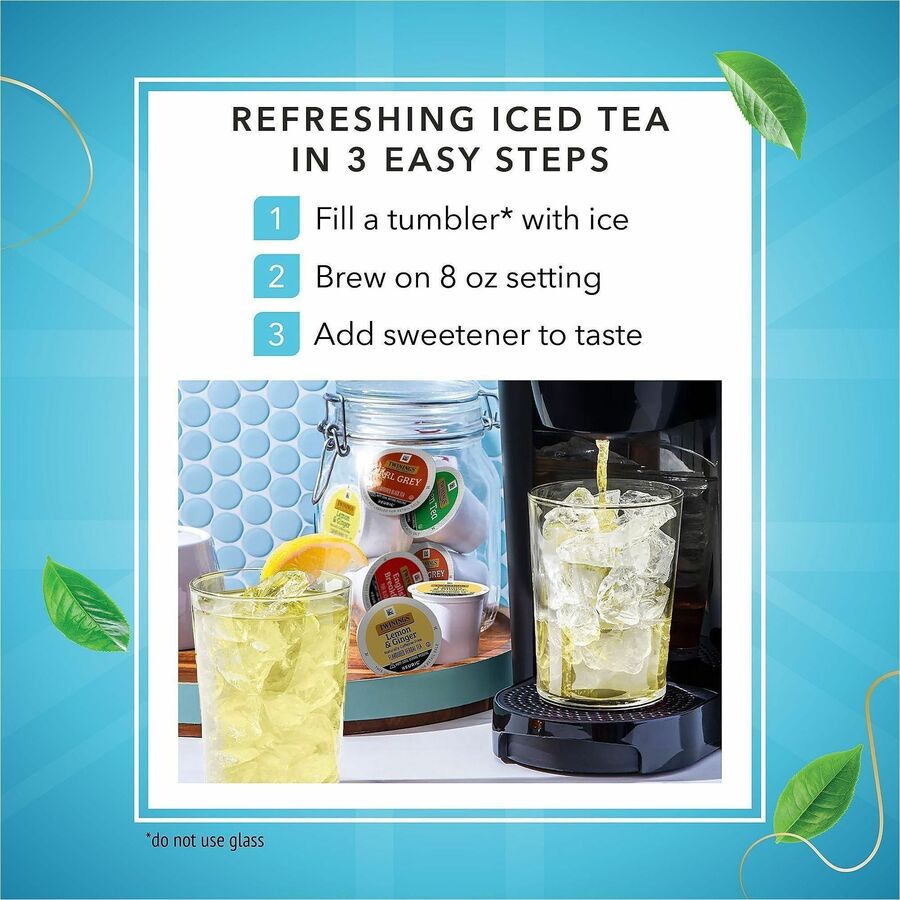 Twinings of London Lemon & Ginger Herbal Tea K-Cup