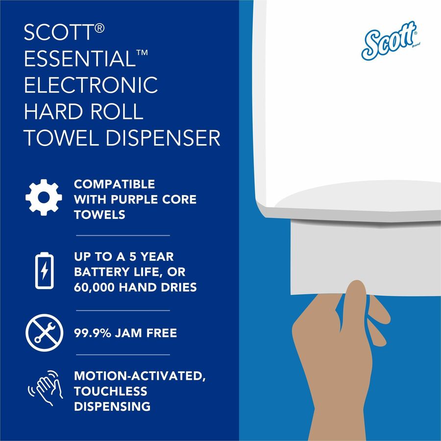 Scott Essential Automatic Hard Roll Towel Dispenser