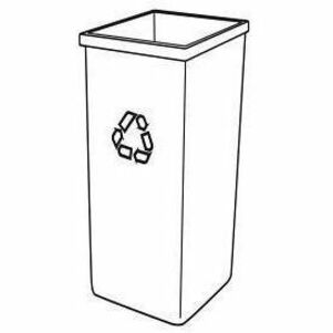 Rubbermaid Commercial 50-Gallon Square Recycling Container