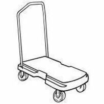 Rubbermaid Commercial Utility Duty Triple Trolley